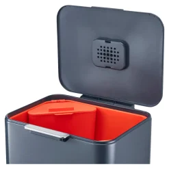 Die moderne Hausfrau Abfalltrennungs- und Recyclingbehälter Totem Max Grau