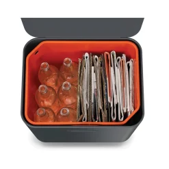 Die moderne Hausfrau Abfalltrennungs- und Recyclingbehälter Totem Max Grau