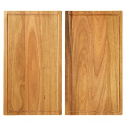 Die moderne Hausfrau Akazien-Abdeckplatte & Schneidebrett 2 Stück