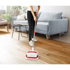 Die moderne Hausfrau Akku-Vibrationsbodenreiniger & Handbürste