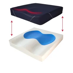 Die moderne Hausfrau Antidekubitus Gel-Schaum-Sitzkissen AT52118