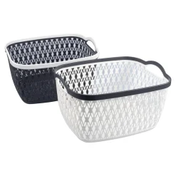 Die moderne Hausfrau Aufbewahrungskorb, 2 Stück groß, (LxBxH) 34x28x20 cm
