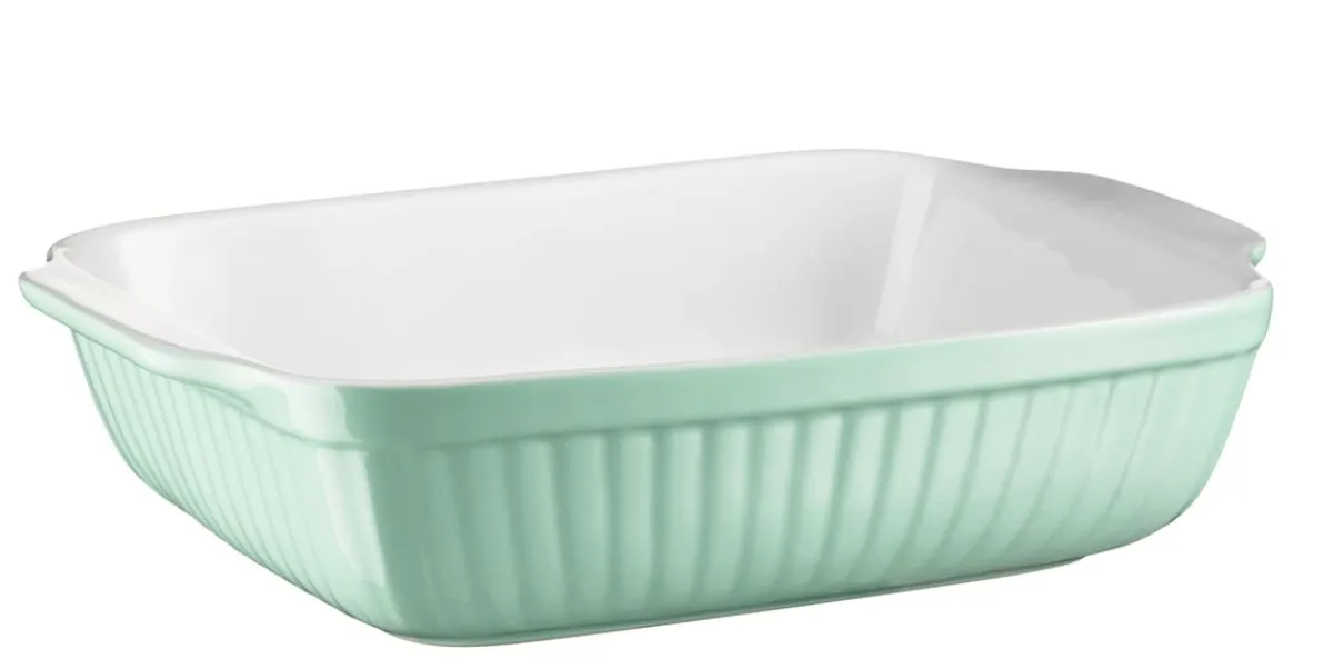 Die moderne Hausfrau Auflaufform, Keramik Kitchen Time Grün