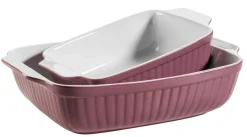 Die moderne Hausfrau Auflaufform-Set, Keramik KITCHEN TIME Berry