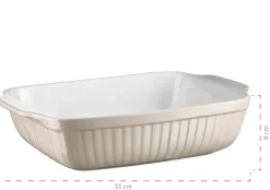 Die moderne Hausfrau Auflaufform-Set, Keramik KITCHEN TIME Grau