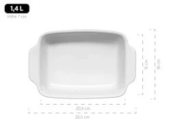 Die moderne Hausfrau Auflaufform-Set, Keramik KITCHEN TIME Grau