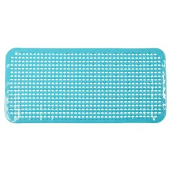 Die moderne Hausfrau Badematte blau