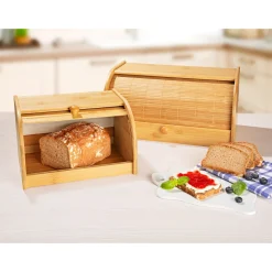 Die moderne Hausfrau Bambus-Brotkasten klein