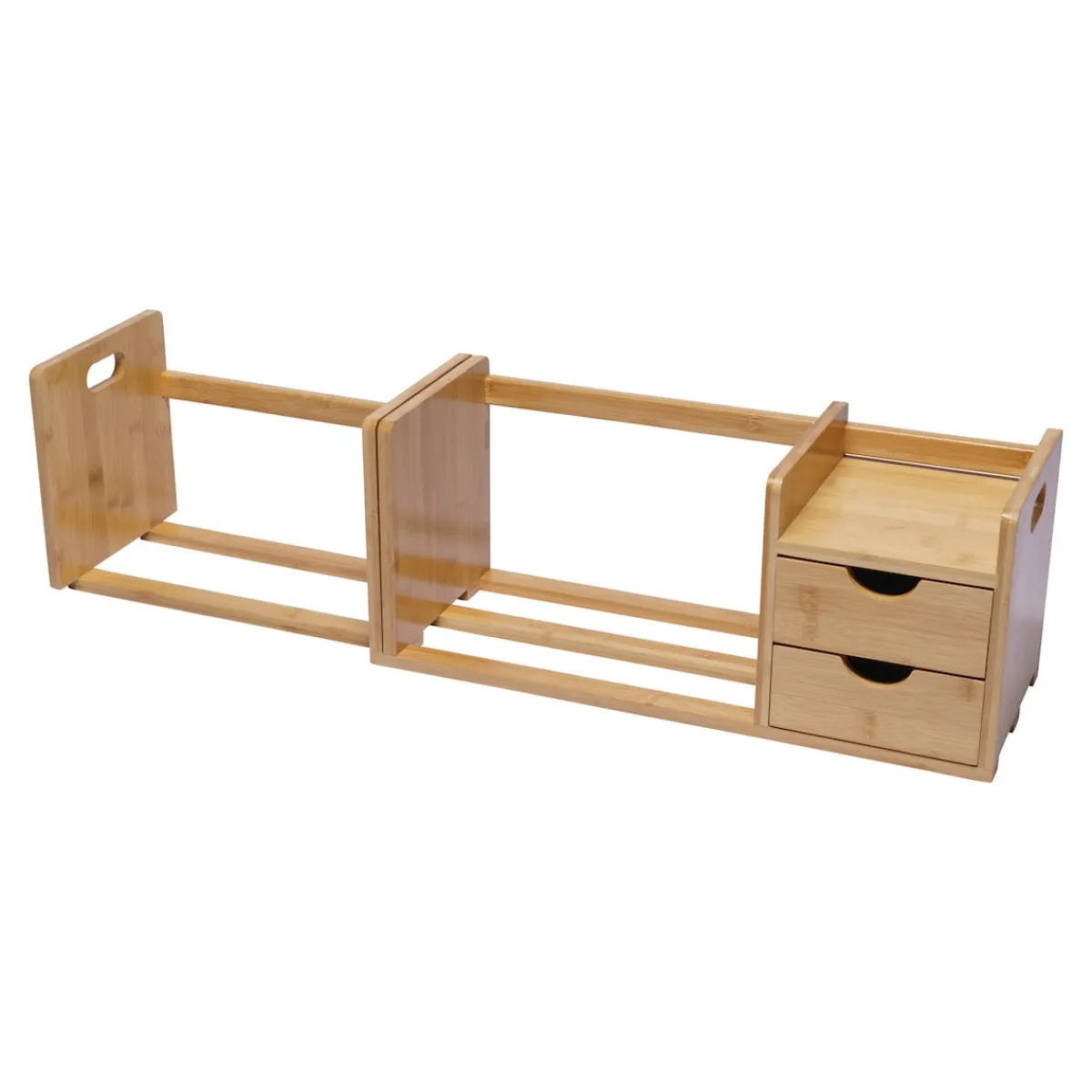 Die moderne Hausfrau Bambus-Regal ausziehbar