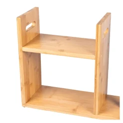 Die moderne Hausfrau Bambusregal mit Küchenrollenhalter