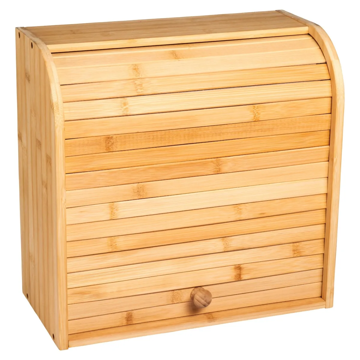 Die moderne Hausfrau Bambus-Rollladen-Regal