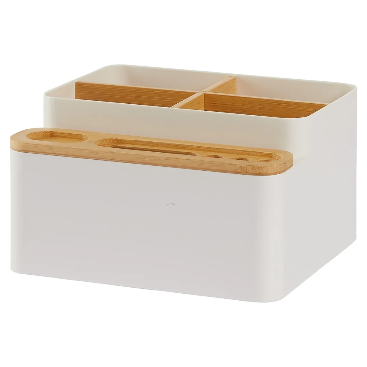 Die moderne Hausfrau Bambus-Schreibtisch-Organizer