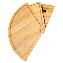 Die moderne Hausfrau Bambus-Snack-Teller "Genial"