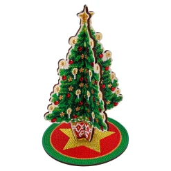 Die moderne Hausfrau Bastel-Set, Crystal Art „Weihnachtsbaum“