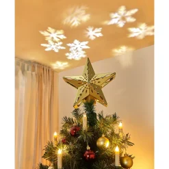 Die moderne Hausfrau Baumspitze mit Decken-Lichtspiel