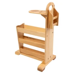 Die moderne Hausfrau Beistell-Buttler natur