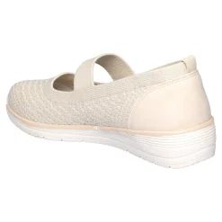 Damen Die moderne Hausfrau Bequem-Ballerina "Federleicht" beige