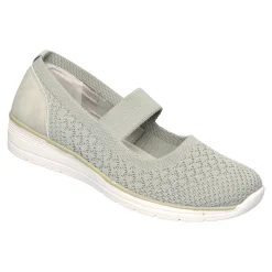 Damen Die moderne Hausfrau Bequem-Ballerina "Federleicht" salbei