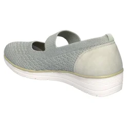 Damen Die moderne Hausfrau Bequem-Ballerina "Federleicht" salbei