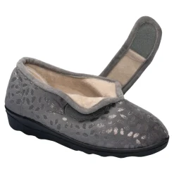 Damen Die moderne Hausfrau Bequem-Kletthausschuh „Sarah“