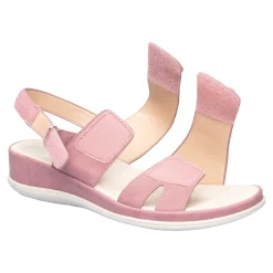 Damen Die moderne Hausfrau Bequem-Klettsandale „Daniela“ beere