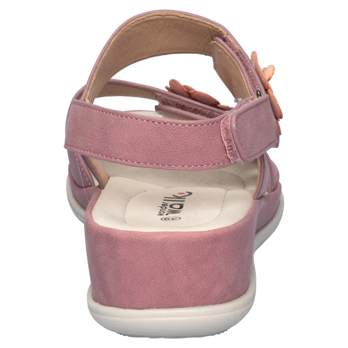 Damen Die moderne Hausfrau Bequem-Klettsandale „Daniela“ beere