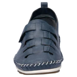 Damen Die moderne Hausfrau Bequem-Slipper „Bianca“ marine