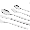 Die moderne Hausfrau Besteck-Set, Edelstahl Serie 200 6x Menülöffel, 6x Menügabel, 6x Menümesser, 6x Kaffeelöffel, 6x Kuchengabel