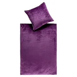 Die moderne Hausfrau Bettwäsche "Cashmerelike", 2-teilig, 135x200 cm beere