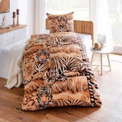 Die moderne Hausfrau Bettwäsche „Shir Khan“, 2-teilig, 200x135 cm