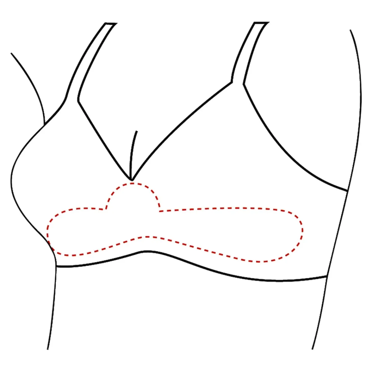 Damen Die moderne Hausfrau BH-Schweißeinlage