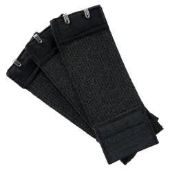 Damen Die moderne Hausfrau BH-Verlängerung, 3 Stück 2 Häkchen schwarz