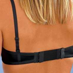 Damen Die moderne Hausfrau BH-Verlängerung, 3 Stück 2 Häkchen schwarz