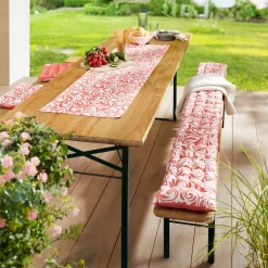 Die moderne Hausfrau Biertischläufer „Nizza“, 140x40 cm