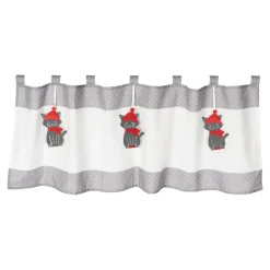 Die moderne Hausfrau Bistrogardine „Winterkätzchen“