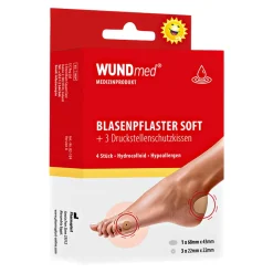 Die moderne Hausfrau Blasenpflaster + 3 Druckstellenschutzkissen, 4 Stück