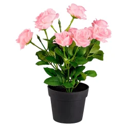 Die moderne Hausfrau Blumengesteck "Rose" rosa