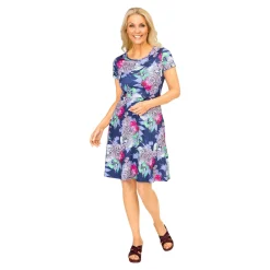 Damen Die moderne Hausfrau Blumenkleid 