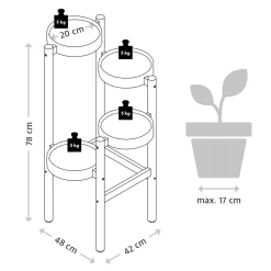 Die moderne Hausfrau Blumenständer