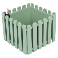 Die moderne Hausfrau Blumentopf 2 in 1 „Landhaus“ eckig