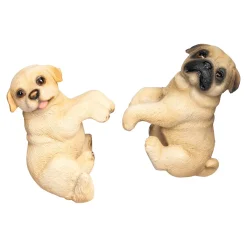 Die moderne Hausfrau ﻿Blumentopf-Deko „Hundefreunde“, 2-teilig