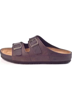 Herren Die moderne Hausfrau BONILLO Pantoletten braun