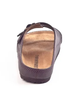 Herren Die moderne Hausfrau BONILLO Pantoletten braun