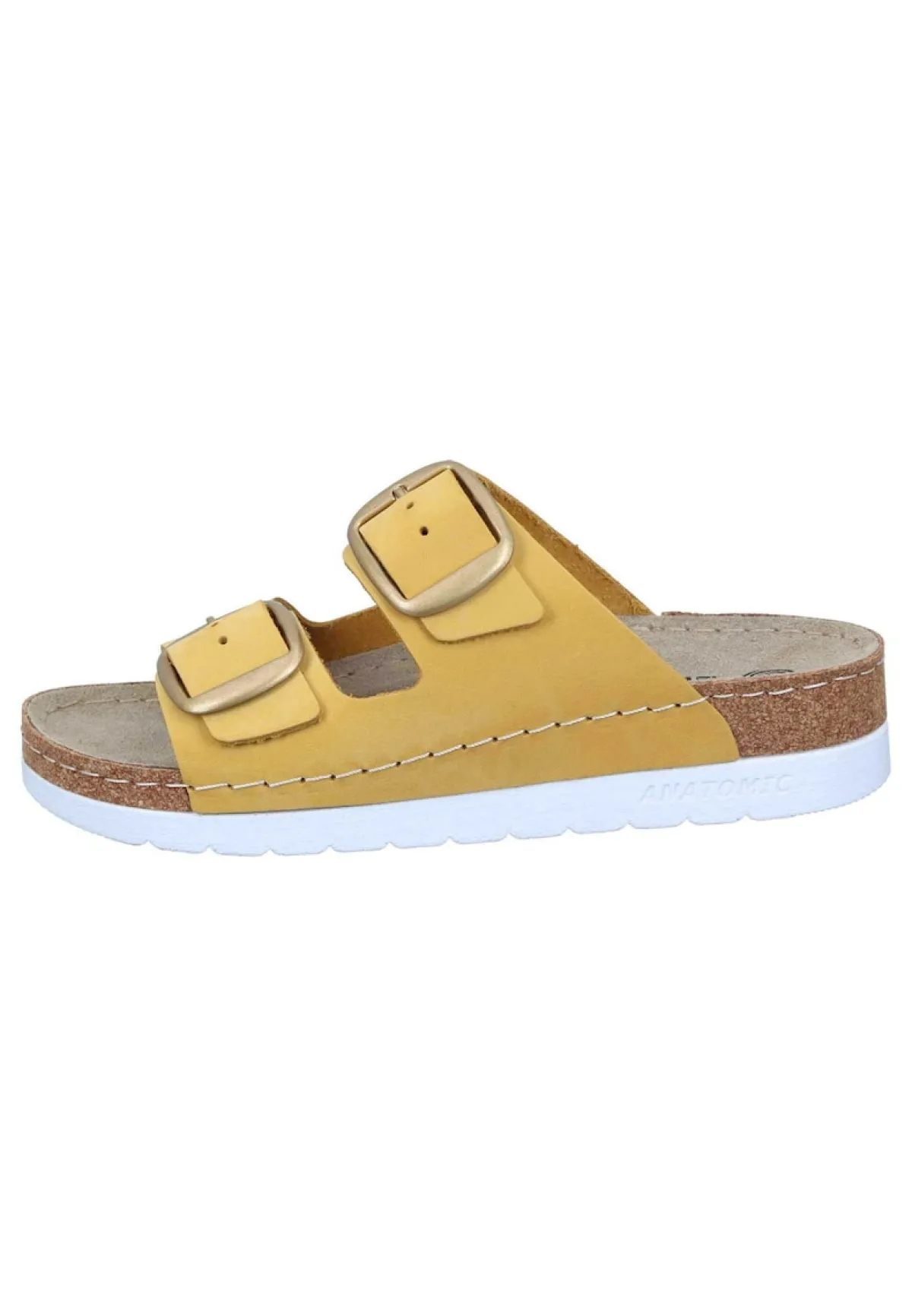 Damen Die moderne Hausfrau BONILLO Pantoletten gelb