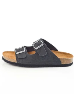 Herren Die moderne Hausfrau BONILLO Pantoletten grau