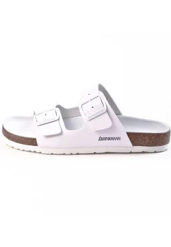 Herren Die moderne Hausfrau BONILLO Pantoletten weiß