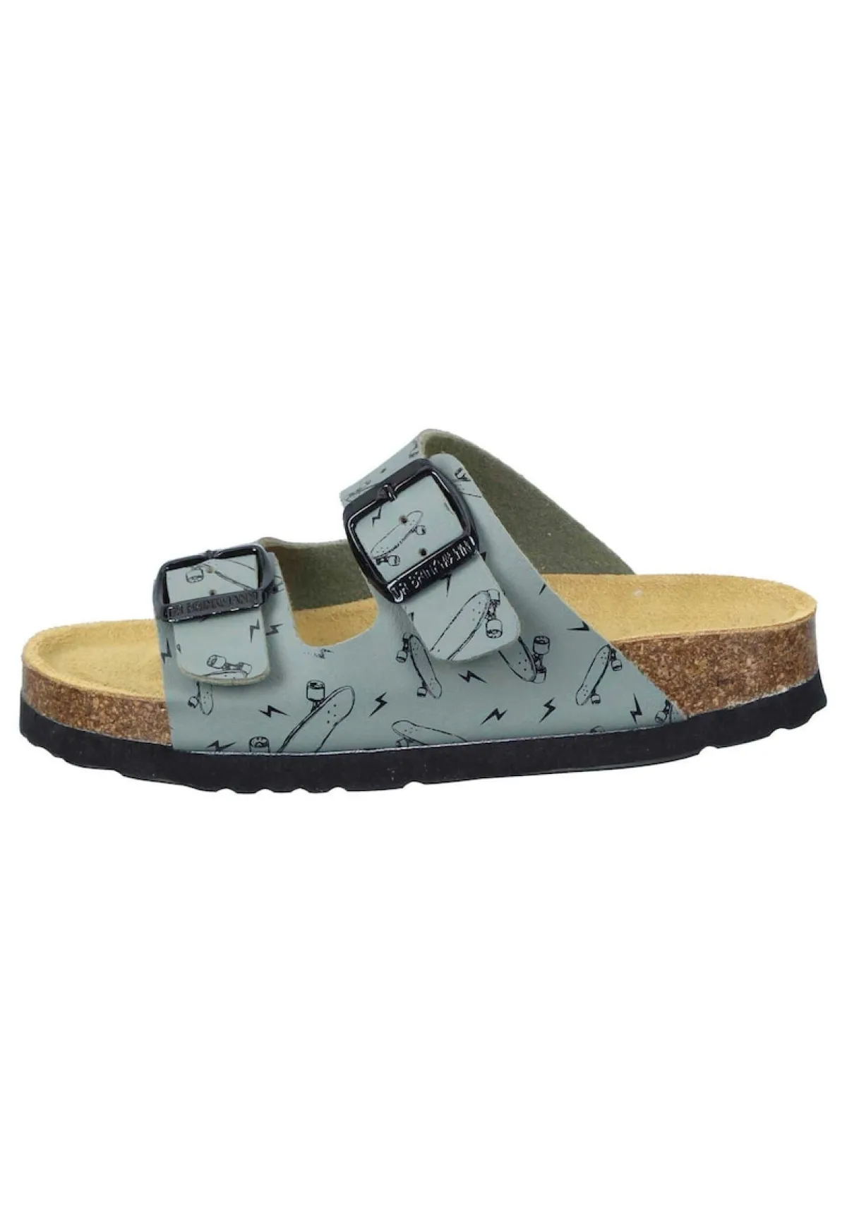 Damen Die moderne Hausfrau BONILLO KIDS Pantoletten grün