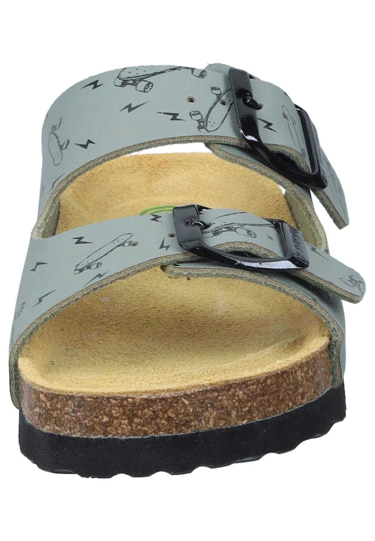 Damen Die moderne Hausfrau BONILLO KIDS Pantoletten grün