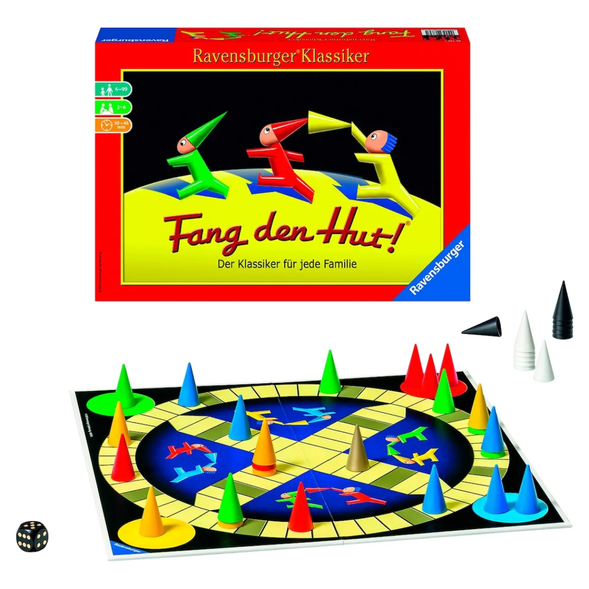 Die moderne Hausfrau Brettspiel "Fang den Hut!"