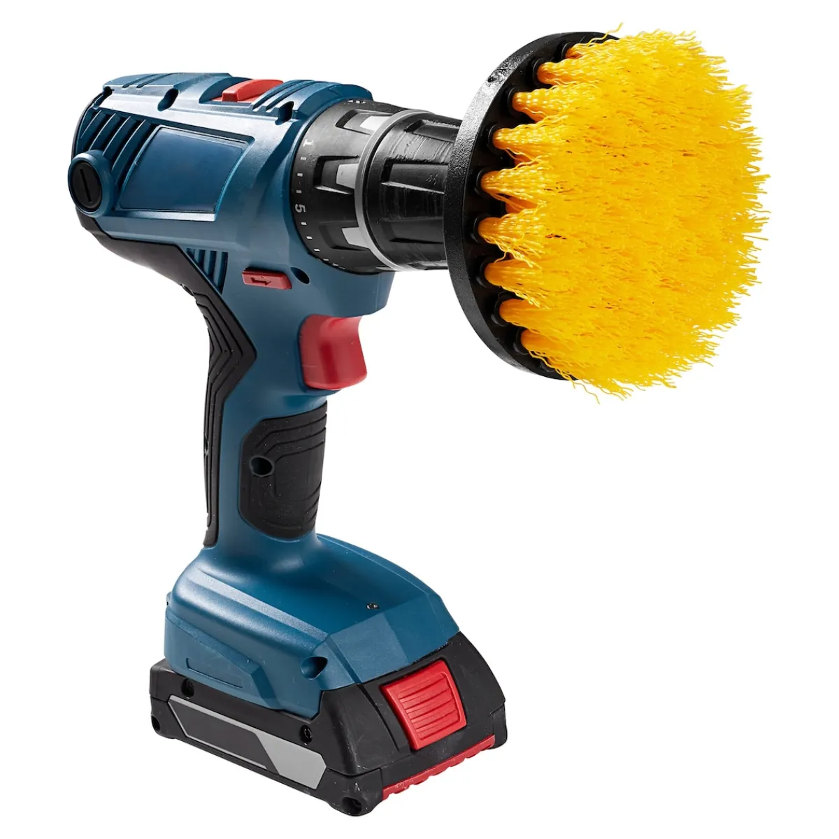 Die moderne Hausfrau Bürstenaufsatz Bohrmaschine, 4-teilig